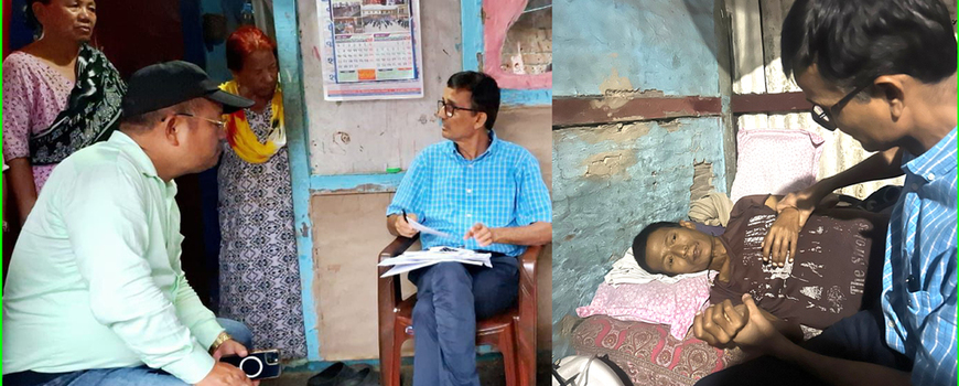 सुकुम्बासी झुपडीमा बीपीका निमित्त भिसी
